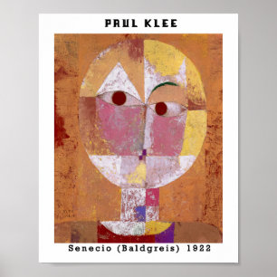  Paul Klee Face Abstracte Art Bauhaus Poster