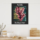 Paul Klee Fire Clown Poster (Keuken)