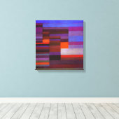 Paul Klee Fire in de avonddoek Print (Insitu (Houten vloer))
