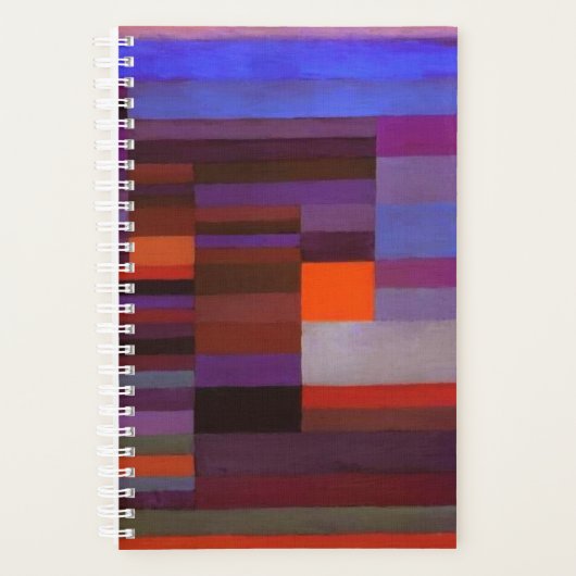 Paul Klee Fire in the Evening Abstracte Fine Art Planner (Voorkant)