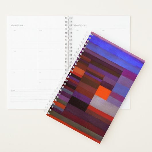 Paul Klee Fire in the Evening Abstracte Fine Art Planner (Display)