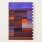 Paul Klee Fire in the Evening Abstracte Fine Art Planner (Achterkant)