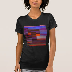Paul Klee Fire in the Evening Abstracte Fine Art T-shirt