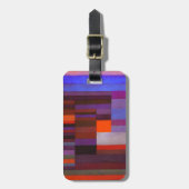 Paul Klee Fire in the Evening Bagagelabel (Voorkant verticaal)