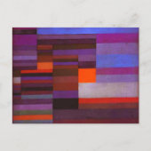 Paul Klee Fire in the Evening Briefkaart (Voorkant)