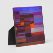 Paul Klee Fire in the Evening Plaque Fotoplaat (Voorkant)