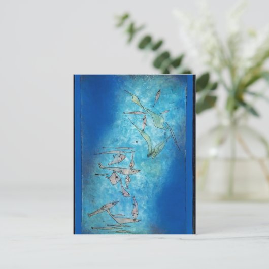 Paul Klee- Fish Afbeelding Briefkaart (Staand voorkant)