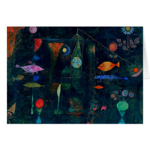 Paul Klee Fish Magic Abstract schilderen Grafisch 