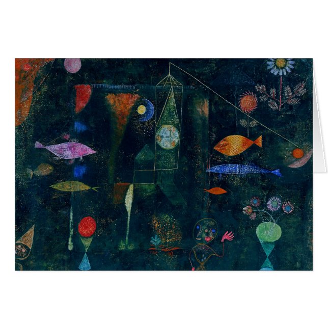 Paul Klee Fish Magic Abstract schilderen Grafisch  (Voorkant Horizontaal)