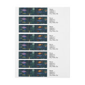 Paul Klee Fish Magic Abstract schilderen Grafisch Adreslabel Wikkel (Vel)