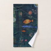 Paul Klee Fish Magic Abstract schilderen Grafisch Bad Handdoek (Handdoek)