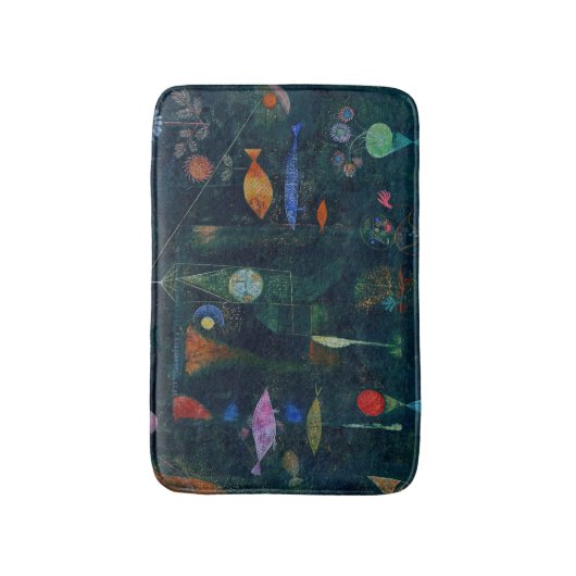 Paul Klee Fish Magic Abstract schilderen Grafisch  Badmat (Voorkant Verticaal)