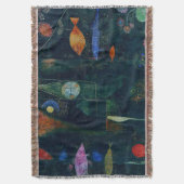 Paul Klee Fish Magic Abstract schilderen Grafisch  Deken (Voorkant Verticaal)