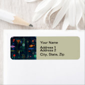 Paul Klee Fish Magic Abstract schilderen Grafisch  Etiket (Insitu)