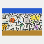 Paul Klee Fish Magic Abstract schilderen Grafisch  Inpakpapier Vel (Voorkant 2)