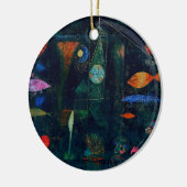 Paul Klee Fish Magic Abstract schilderen Grafisch Keramisch Ornament (Links)