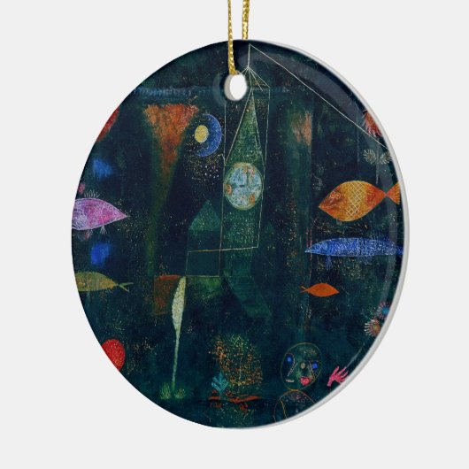 Paul Klee Fish Magic Abstract schilderen Grafisch Keramisch Ornament (Links)