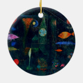 Paul Klee Fish Magic Abstract schilderen Grafisch Keramisch Ornament (Achterkant)