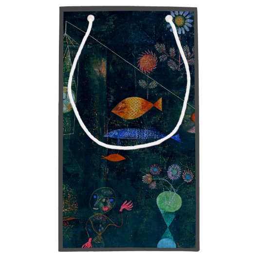 Paul Klee Fish Magic Abstract schilderen Grafisch  Klein Cadeauzakje (Achterkant)