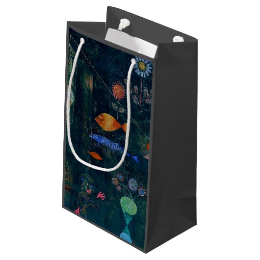 Paul Klee Fish Magic Abstract schilderen Grafisch  Klein Cadeauzakje (Achterkant Gekanteld)