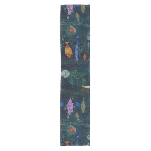 Paul Klee Fish Magic Abstract schilderen Grafisch Korte Tafelloper (Voorkant)