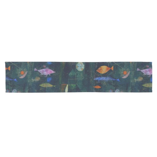 Paul Klee Fish Magic Abstract schilderen Grafisch Korte Tafelloper (Horizontaal)
