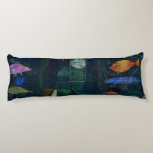Paul Klee Fish Magic Abstract schilderen Grafisch  Lichaamskussen (Achterkant)