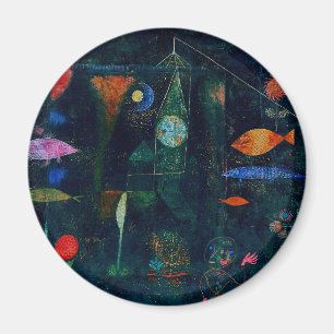 Paul Klee Fish Magic Abstract schilderen Grafisch  Magneet