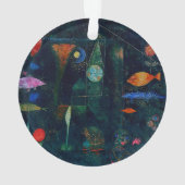 Paul Klee Fish Magic Abstract schilderen Grafisch Ornament (achterkant)