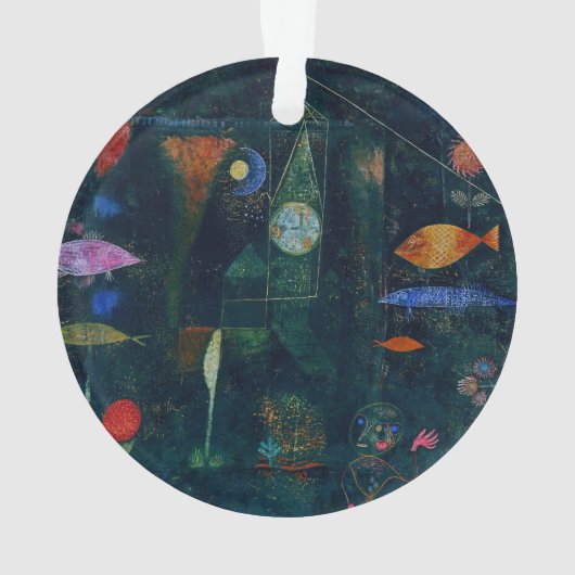 Paul Klee Fish Magic Abstract schilderen Grafisch Ornament (achterkant)