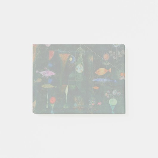 Paul Klee Fish Magic Abstract schilderen Grafisch Post-it® Notes (Voorkant)
