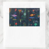 Paul Klee Fish Magic Abstract schilderen Grafisch  Rechthoekige Sticker (Tas)