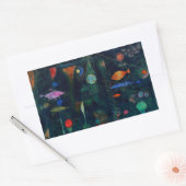 Paul Klee Fish Magic Abstract schilderen Grafisch  Rechthoekige Sticker (Envelop)