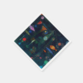 Paul Klee Fish Magic Abstract schilderen Grafisch Servet (Hoek)