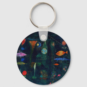 Paul Klee Fish Magic Abstract schilderen Grafisch  Sleutelhanger