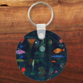 Paul Klee Fish Magic Abstract schilderen Grafisch Sleutelhanger (Voorkant)