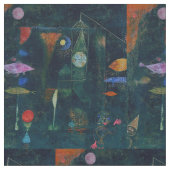 Paul Klee Fish Magic Abstract schilderen Grafisch Stof (Close Up)
