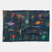Paul Klee Fish Magic Abstract schilderen Grafisch  Theedoek (Horizontaal)