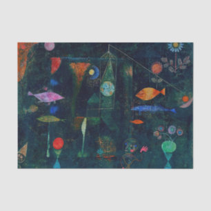 Paul Klee Fish Magic Abstract schilderen Grafisch  Tissuepapier