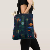 Paul Klee Fish Magic Abstract schilderen Grafisch  Tote Bag (Dichtbij)