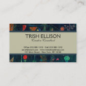 Paul Klee Fish Magic Abstract schilderen Grafisch Visitekaartje (Achterkant)