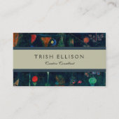 Paul Klee Fish Magic Abstract schilderen Grafisch  Visitekaartje (Voorkant)