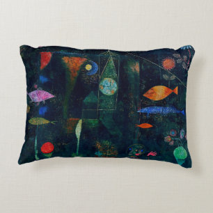 Paul Klee Fish Magic Abstracte Schilderij Grafisch Accent Kussen