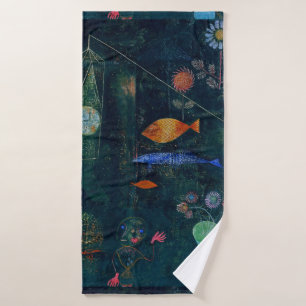Paul Klee Fish Magic Abstracte Schilderij Grafisch Bad Handdoek