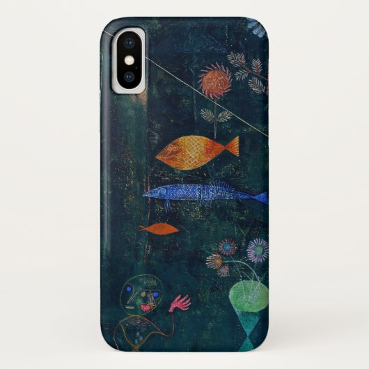 Paul Klee Fish Magic Abstracte Schilderij Grafisch Case-Mate iPhone Case (Achterkant)