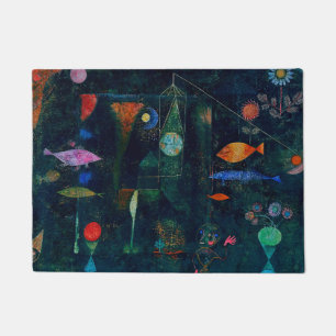 Paul Klee Fish Magic Abstracte Schilderij Grafisch Deurmat