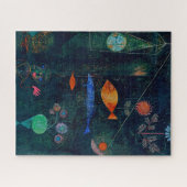 Paul Klee Fish Magic Abstracte Schilderij Grafisch Legpuzzel (Horizontaal)