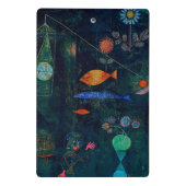 Paul Klee Fish Magic Abstracte Schilderij Grafisch Mini Klembord (Achterkant)