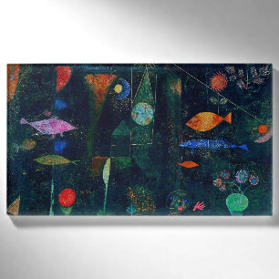 Paul Klee Fish Magic Abstracte Schilderij Grafisch Naambadge