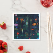 Paul Klee Fish Magic Abstracte Schilderij Grafisch Servet (Insitu)